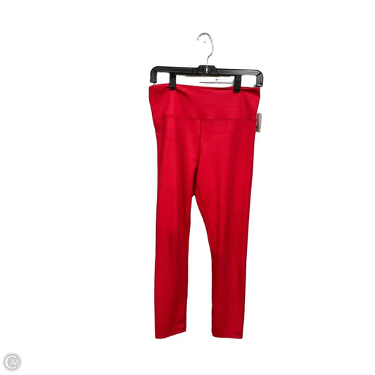 Athletic Leggings By Zyia In Red, Size: M