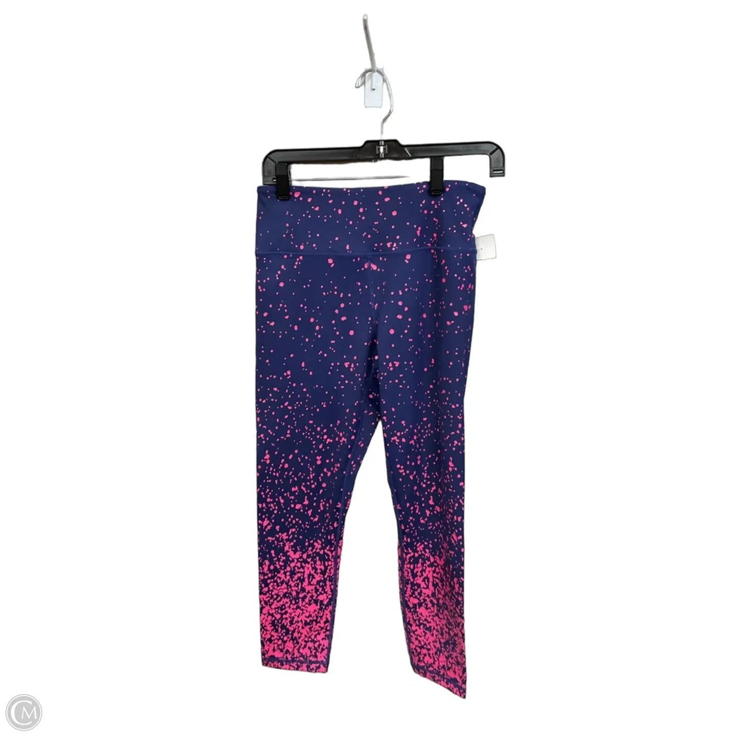 Athletic Leggings By Zyia In Blue & Pink, Size: M