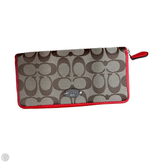 Wallet Designer By Coach, Size: Small