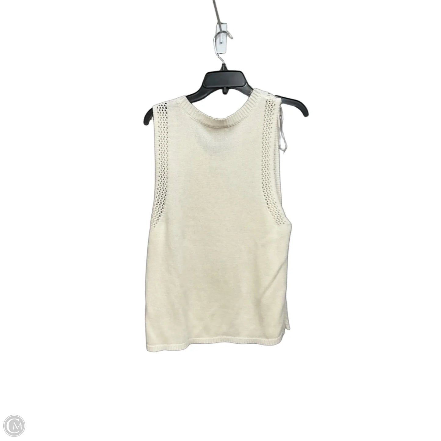 Top Sleeveless By Max Studio In Cream, Size: Xl