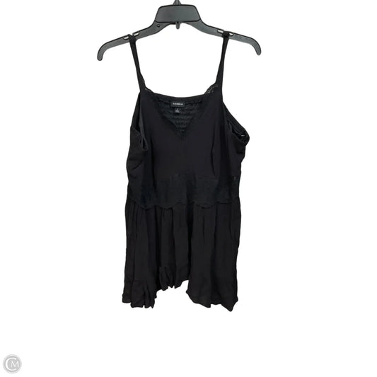 Top Sleeveless By Torrid In Black, Size: 1x