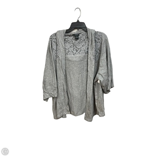 Cardigan By Torrid In Grey, Size: 4x