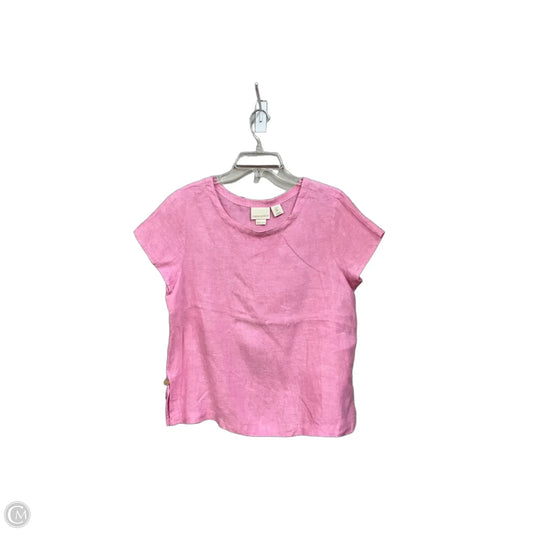 Top Short Sleeve By Cynthia Rowley In Pink, Size: M