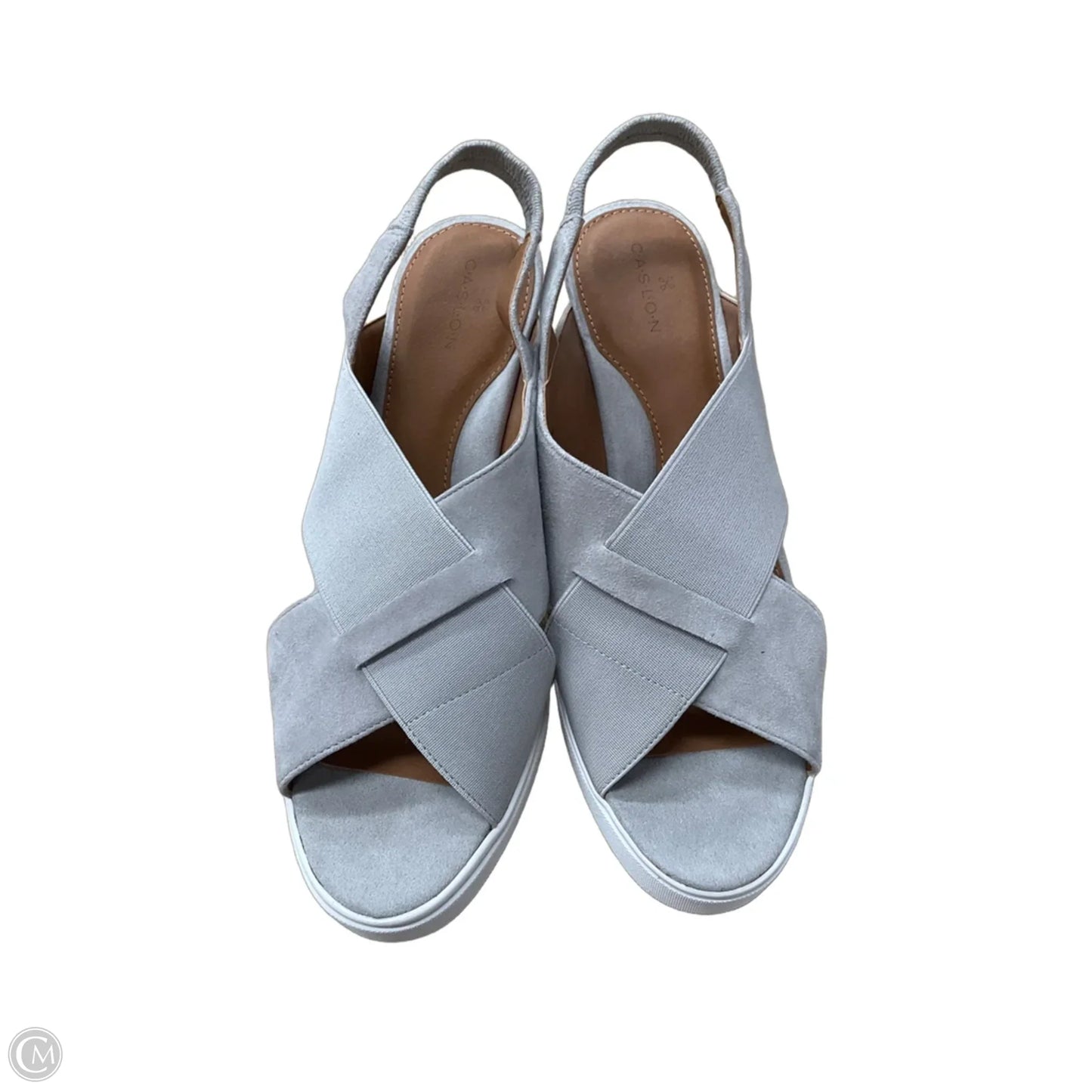 Sandals Heels Wedge By Caslon In Grey, Size: 8.5