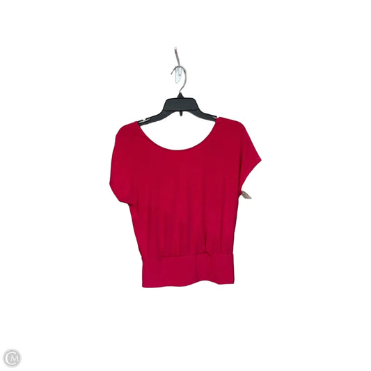 Top Short Sleeve By White House Black Market In Pink, Size: Xs