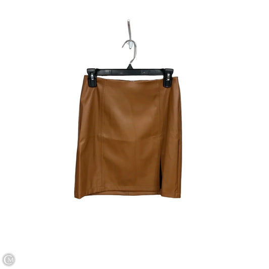 Skirt Mini & Short By Mangopop In Brown, Size: 4
