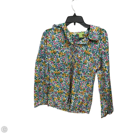 Blouse Long Sleeve By Clothes Mentor In Floral Print, Size: S