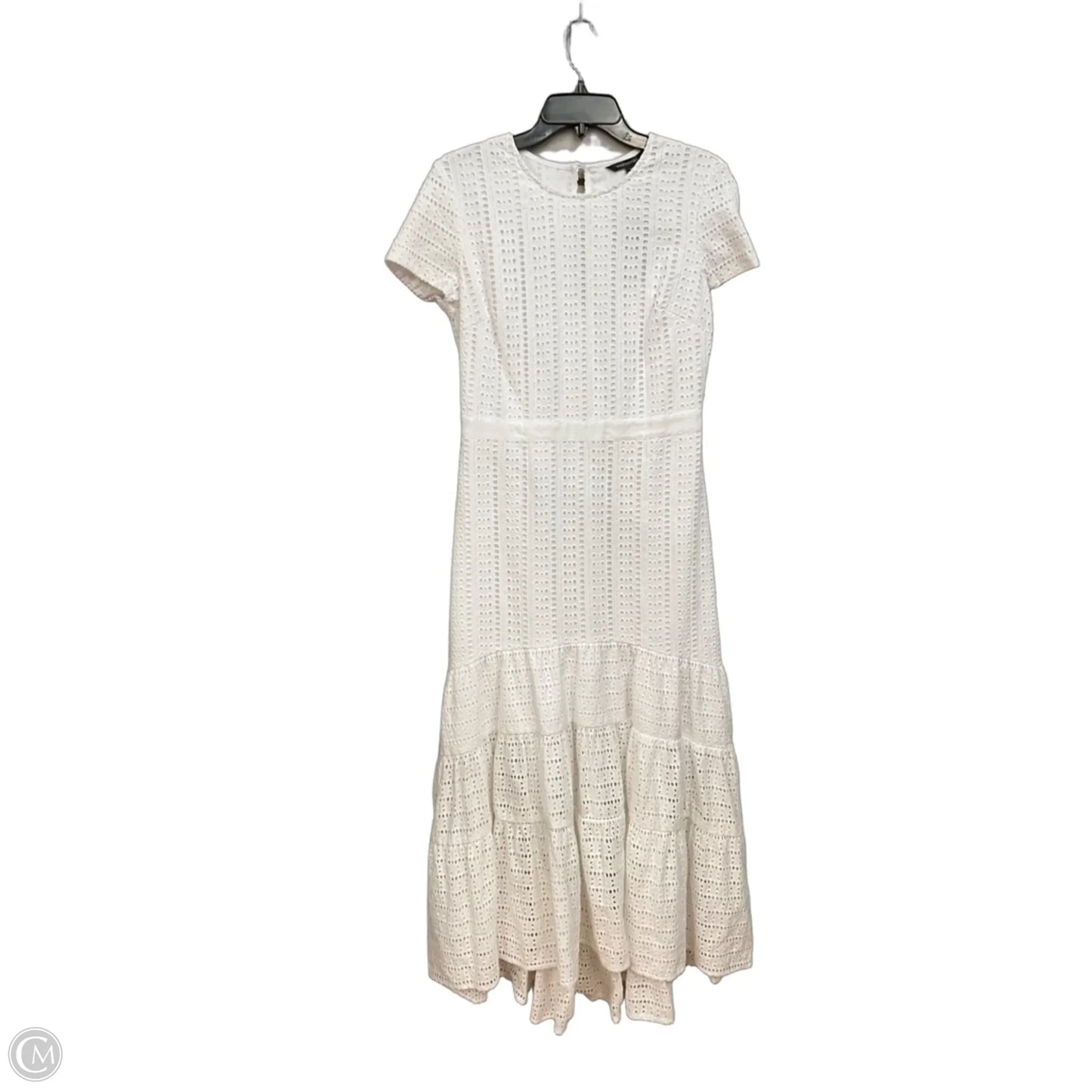 Dress Casual Maxi By Banana Republic In White, Size: S