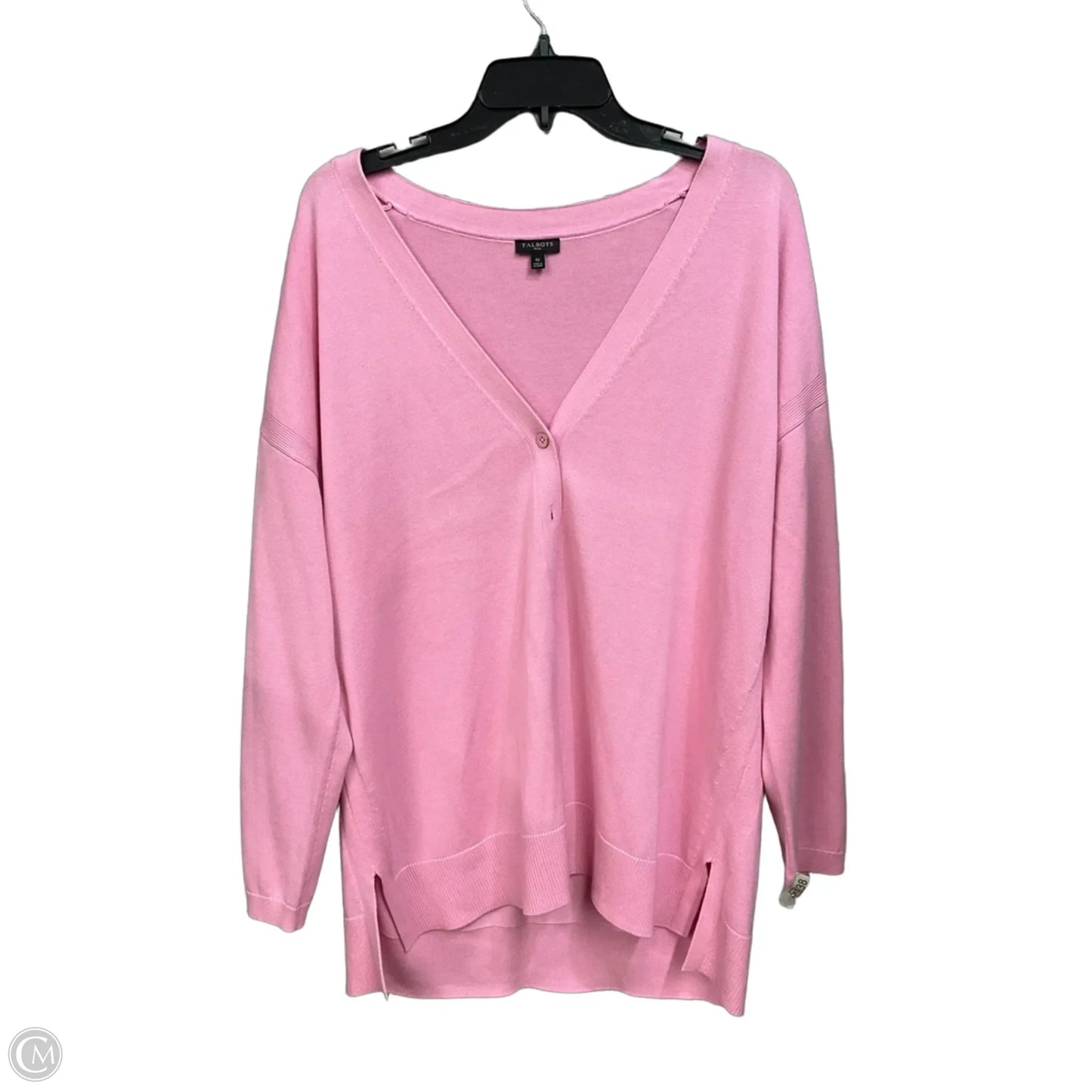 Cardigan By Talbots In Pink, Size: 1x