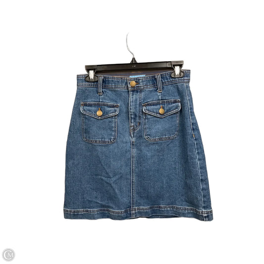 Skirt Mini & Short By Draper James In Blue Denim, Size: 6