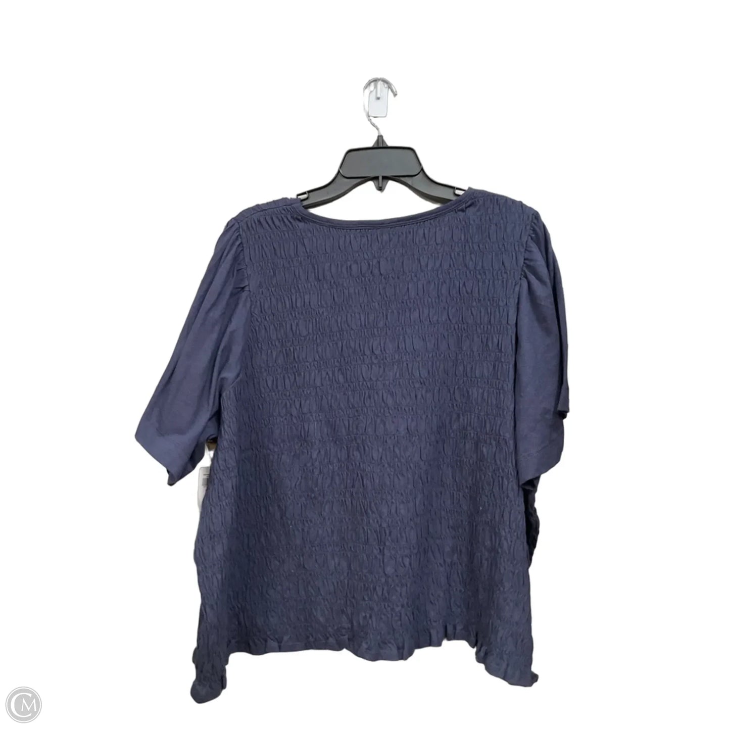 Top Short Sleeve By Old Navy In Navy, Size: Xxl