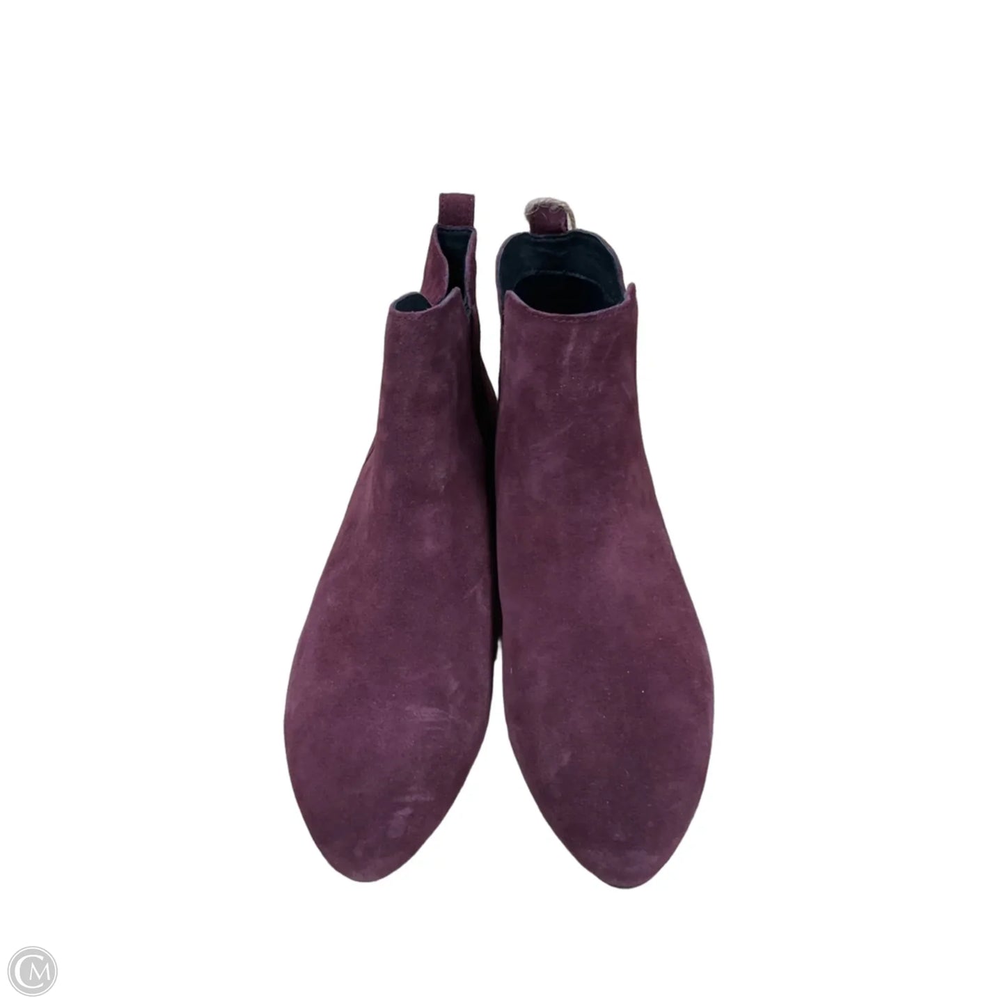 Boots Ankle Flats By Born In Maroon, Size: 8