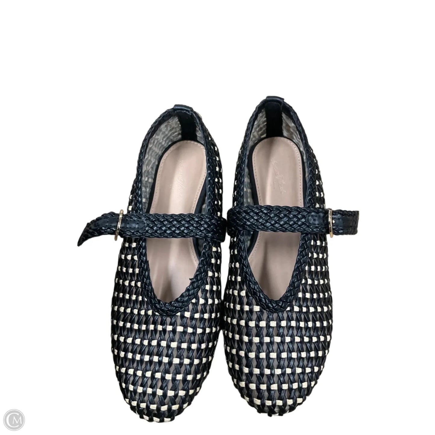 Shoes Flats By Universal Thread In Black & Tan, Size: 6.5