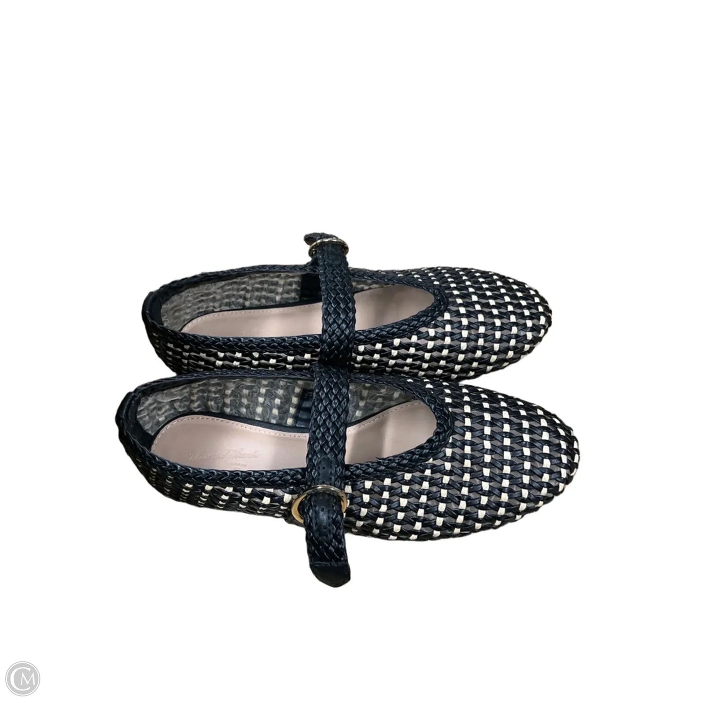 Shoes Flats By Universal Thread In Black & Tan, Size: 6.5