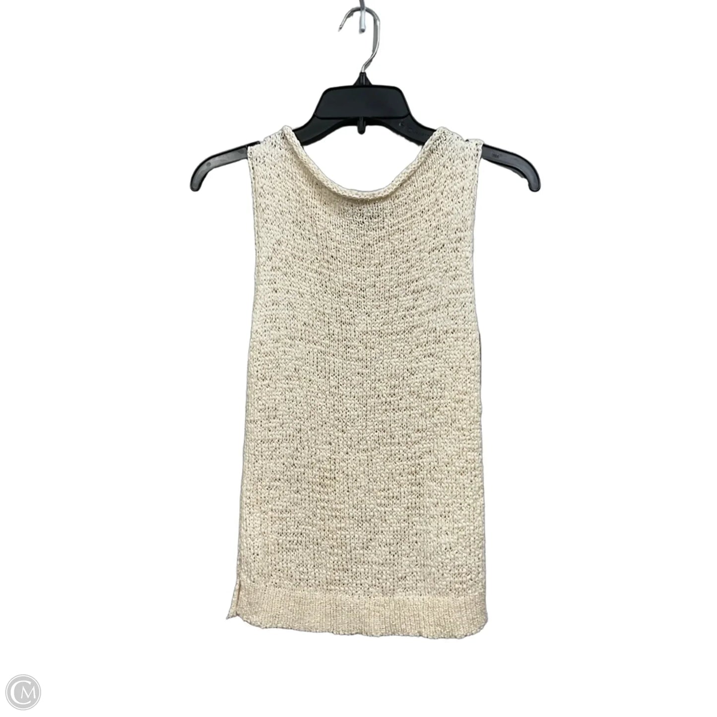 Top Sleeveless By J. Crew In Cream, Size: S