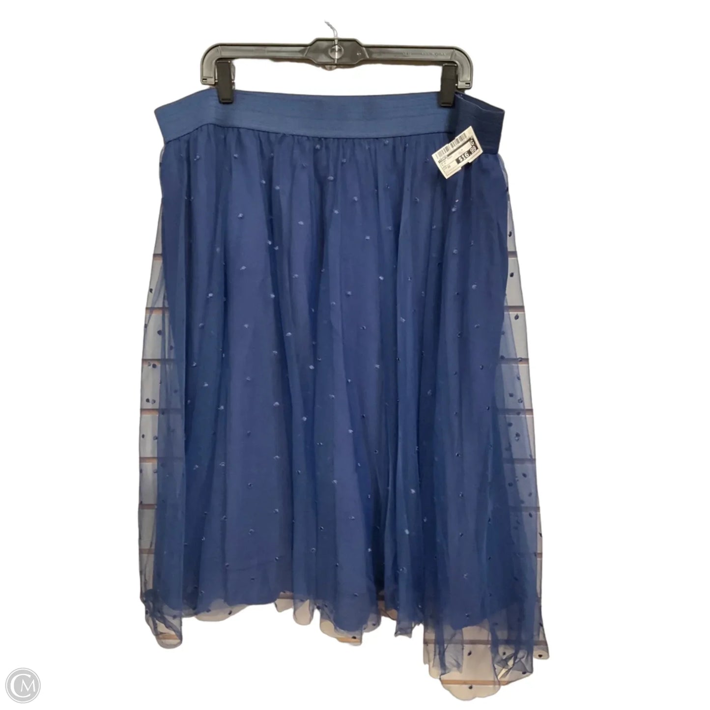 Skirt Midi By Torrid In Blue, Size: 22