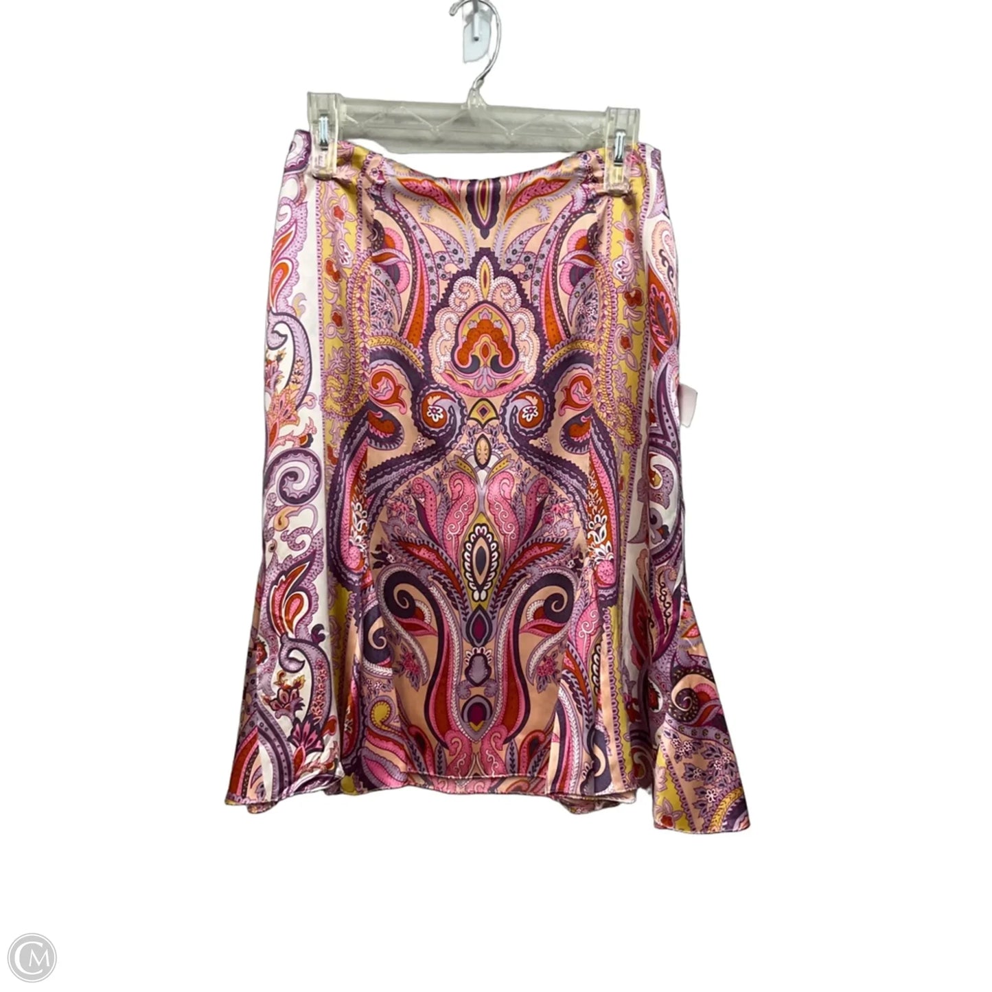 Skirt Midi By Inc In Paisley Print, Size: 8