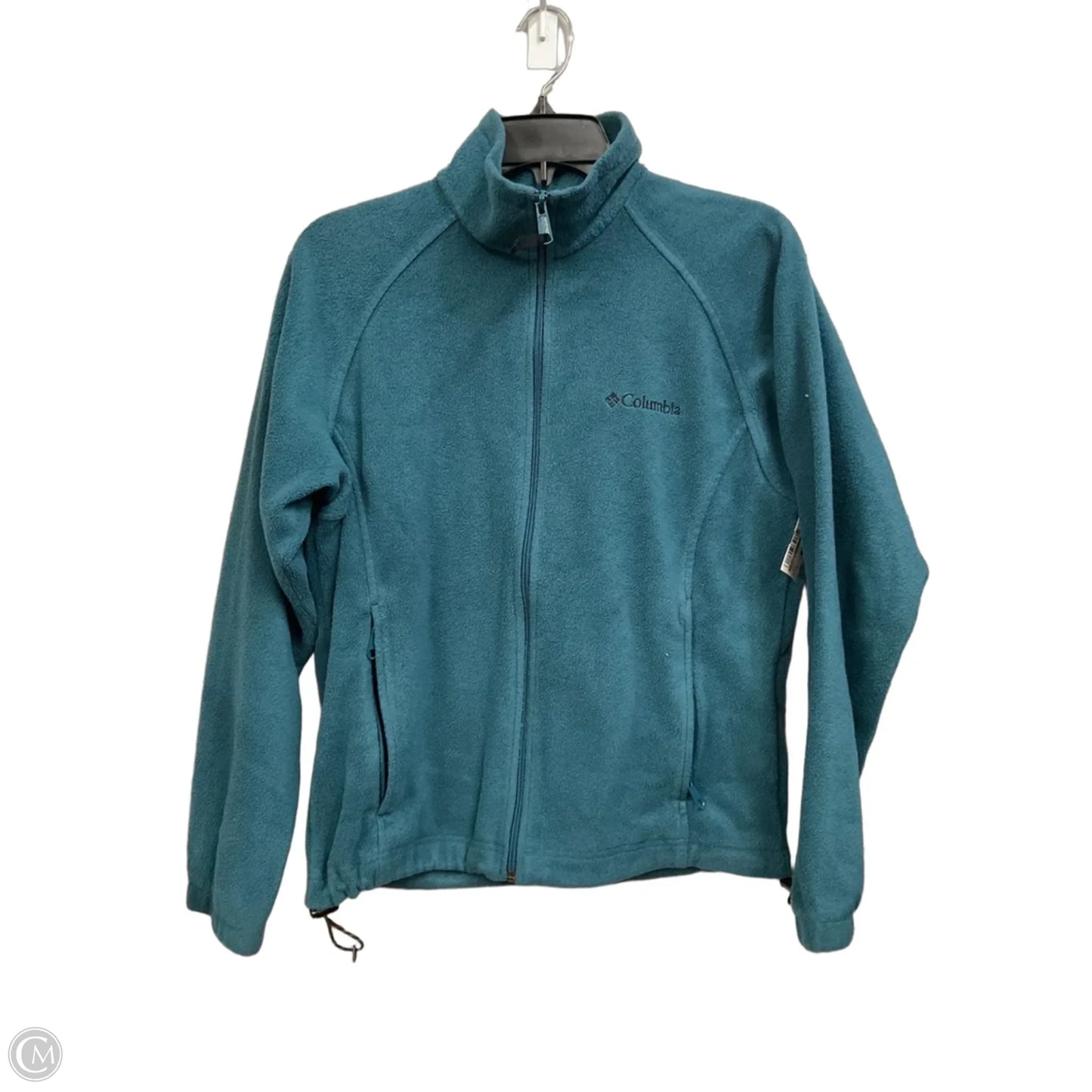 Jacket Fleece By Columbia In Teal, Size: M