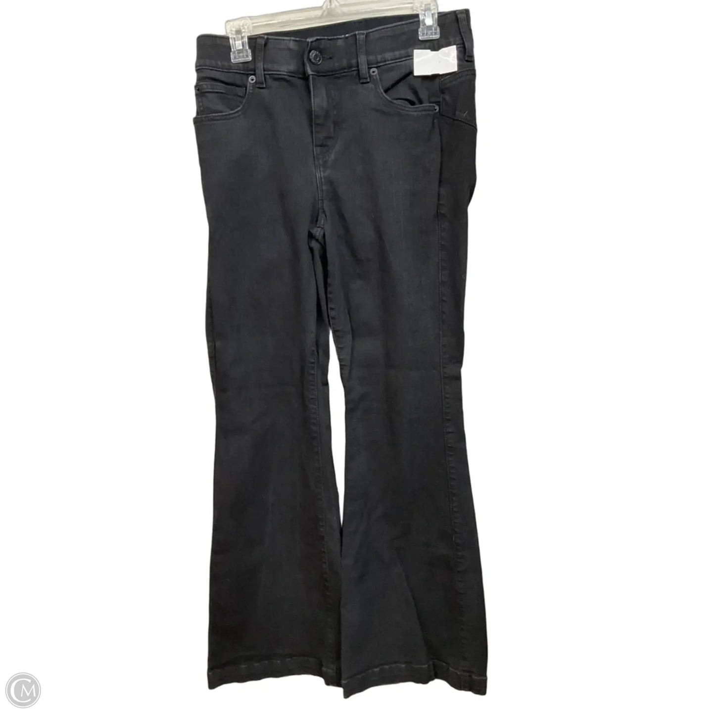 Jeans Flared By Torrid In Black Denim, Size: 10