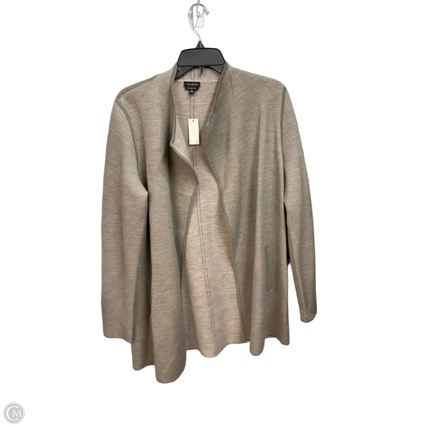 Cardigan By Talbots In Taupe, Size: M