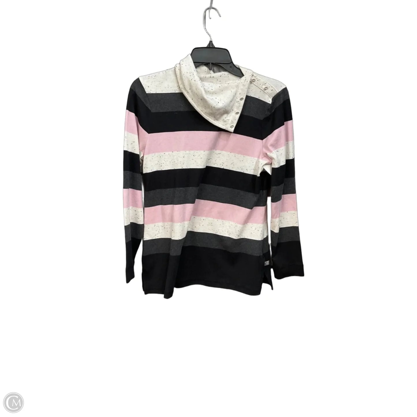 Top Long Sleeve By Talbots In Striped Pattern, Size: Mp