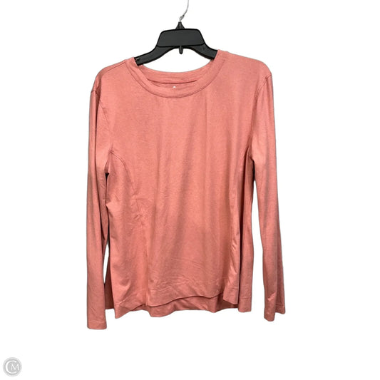 Athletic Top Long Sleeve Crewneck By Apana In Pink, Size: M