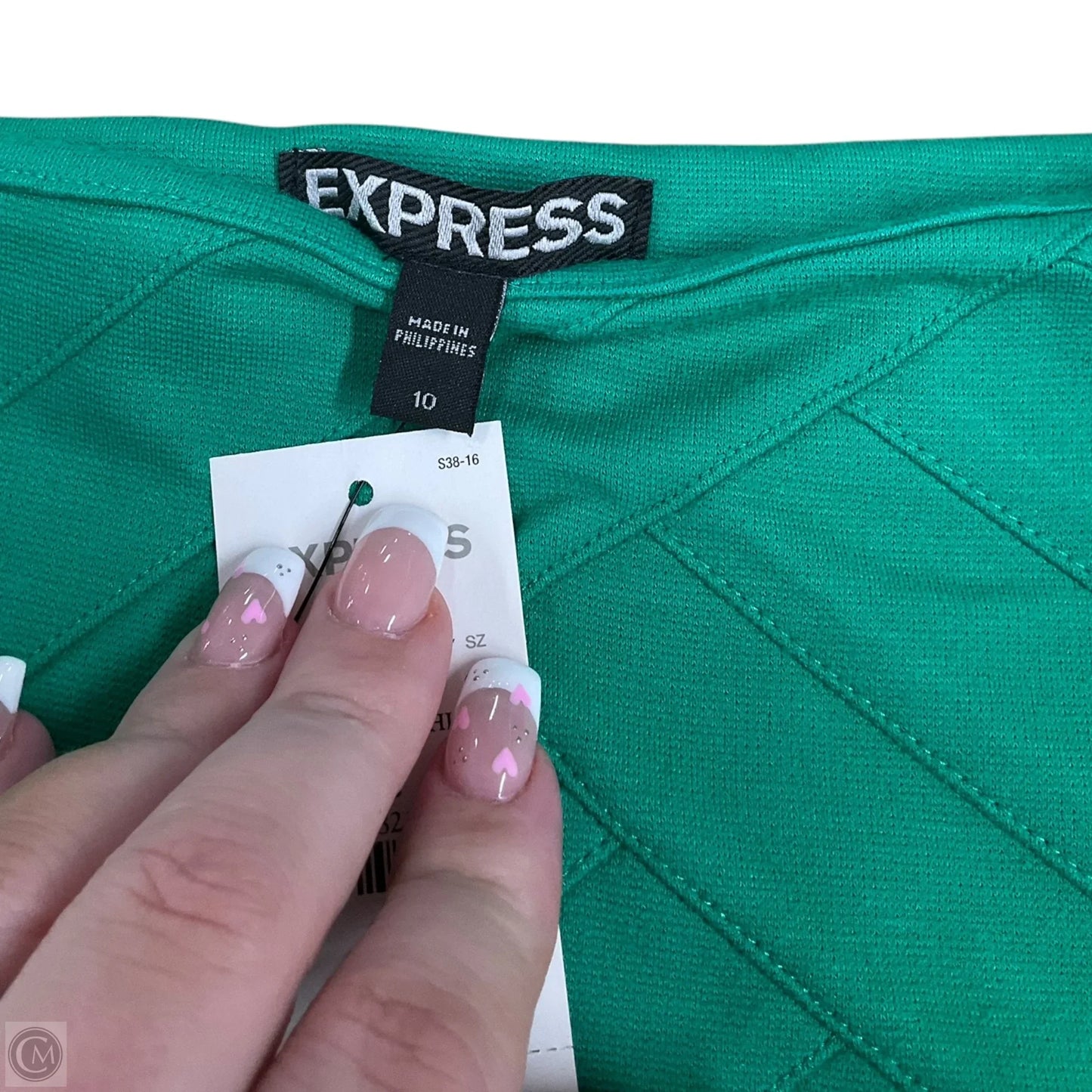 Skirt Mini & Short By Express In Green, Size: M