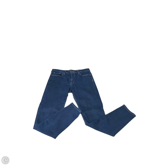 Jeans Skinny By Banana Republic In Blue Denim, Size: 10