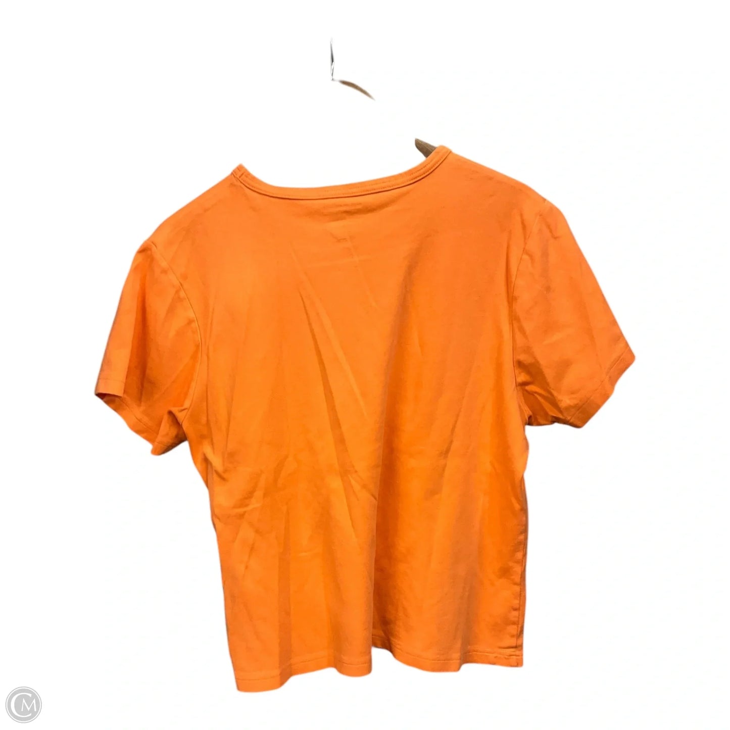 Top Short Sleeve By Clothes Mentor In Orange, Size: Xl