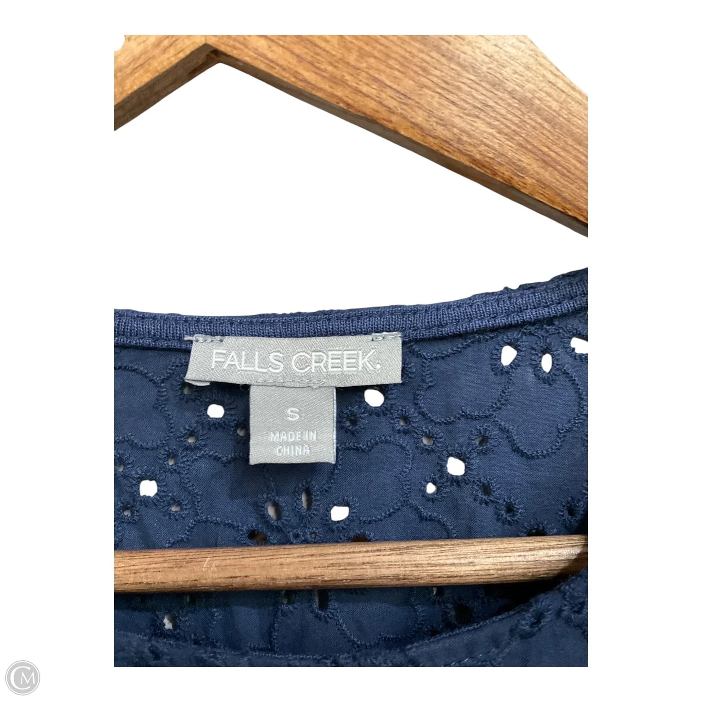 Top Sleeveless By Falls Creek In Navy, Size: S