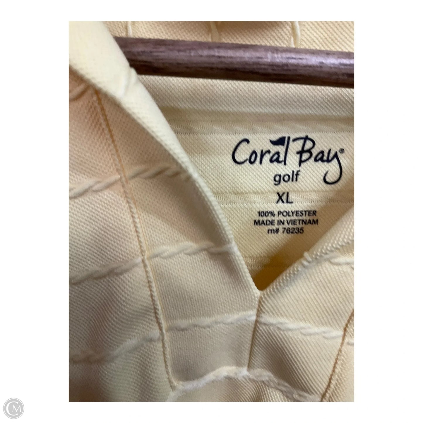 Top Short Sleeve By Coral Bay In Yellow, Size: Xl