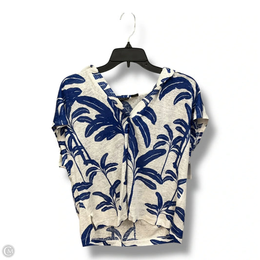Top Sleeveless By Tahari By Arthur Levine In Tropical Print, Size: Xl