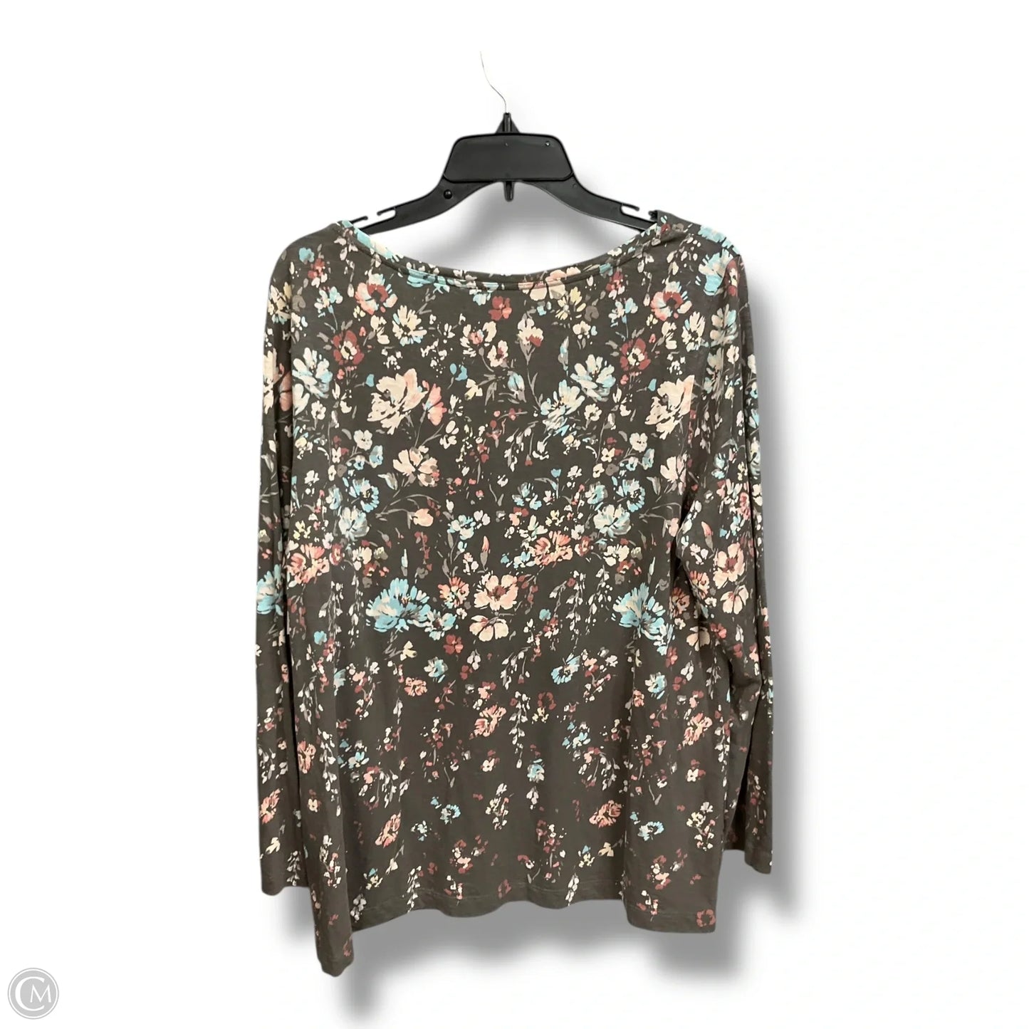 Top Long Sleeve By Pure Jill In Floral Print, Size: L