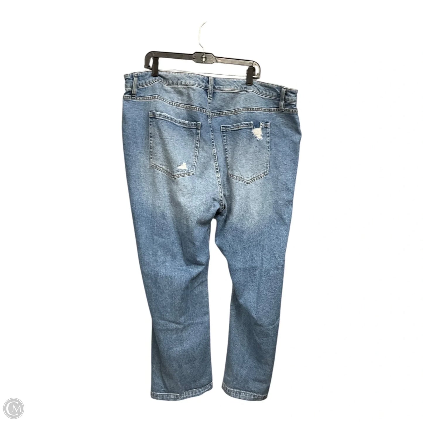 Jeans Straight By Lane Bryant In Blue Denim, Size: 22