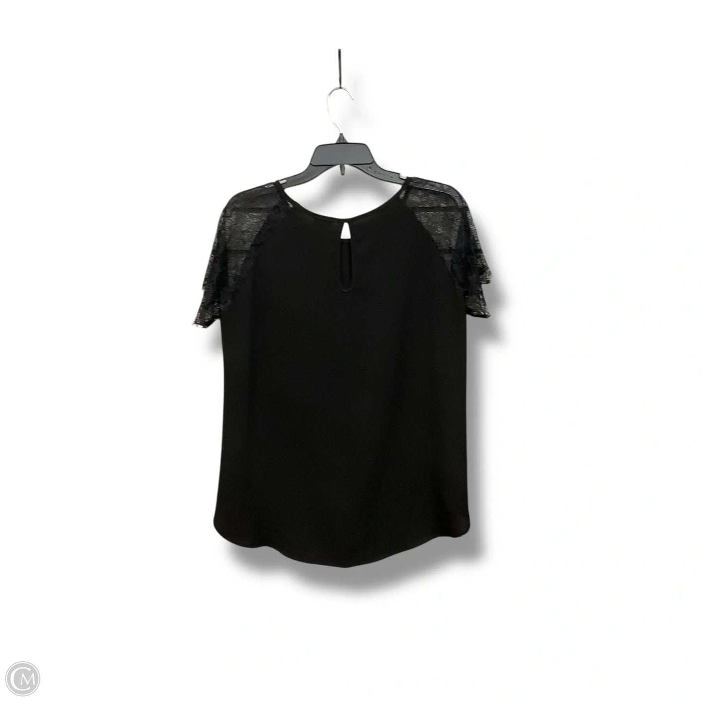 Top Short Sleeve By Clothes Mentor In Black, Size: M