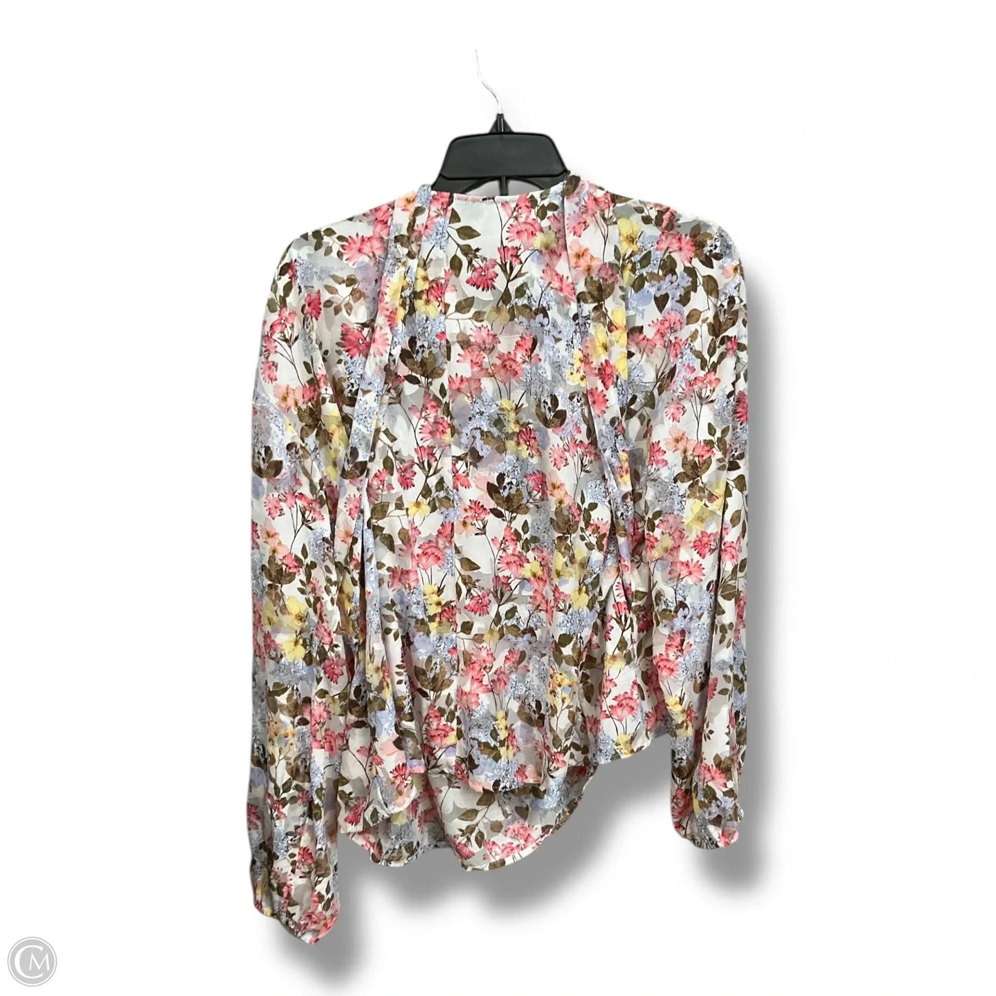 Blouse Long Sleeve By Lane Bryant In Floral Print, Size: Xl