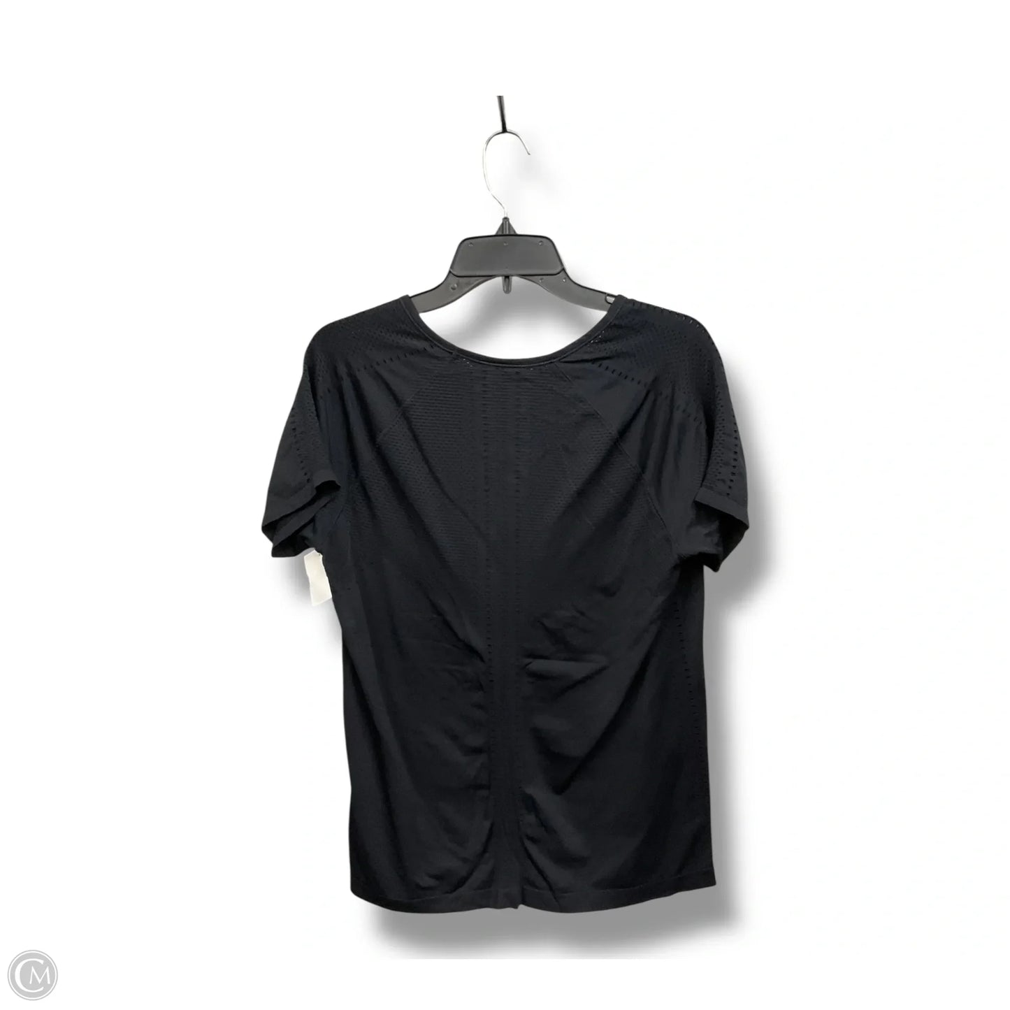 Athletic Top Short Sleeve By Athleta In Black, Size: Xl