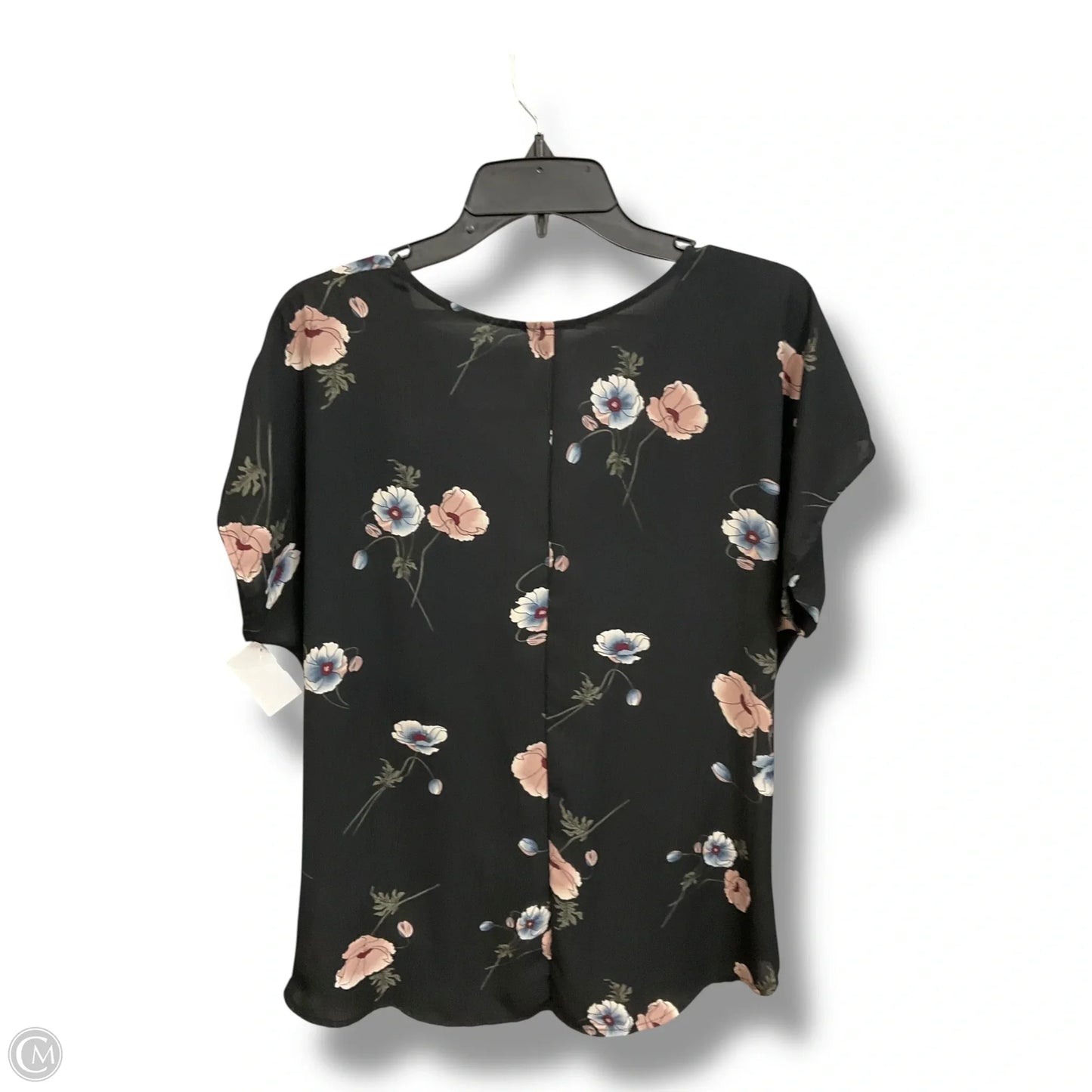 Top Short Sleeve By West Kei In Floral Print, Size: M