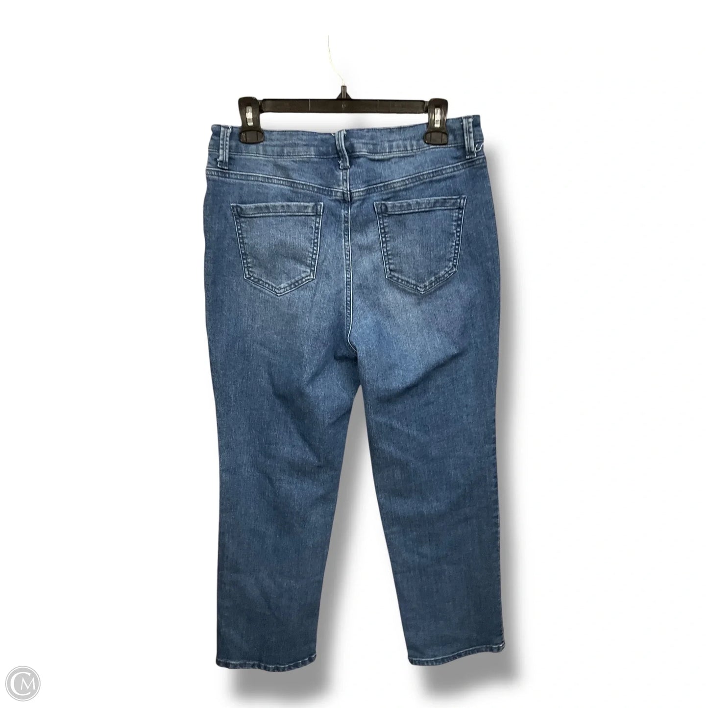 Jeans Straight By Gloria Vanderbilt In Blue Denim, Size: 12p
