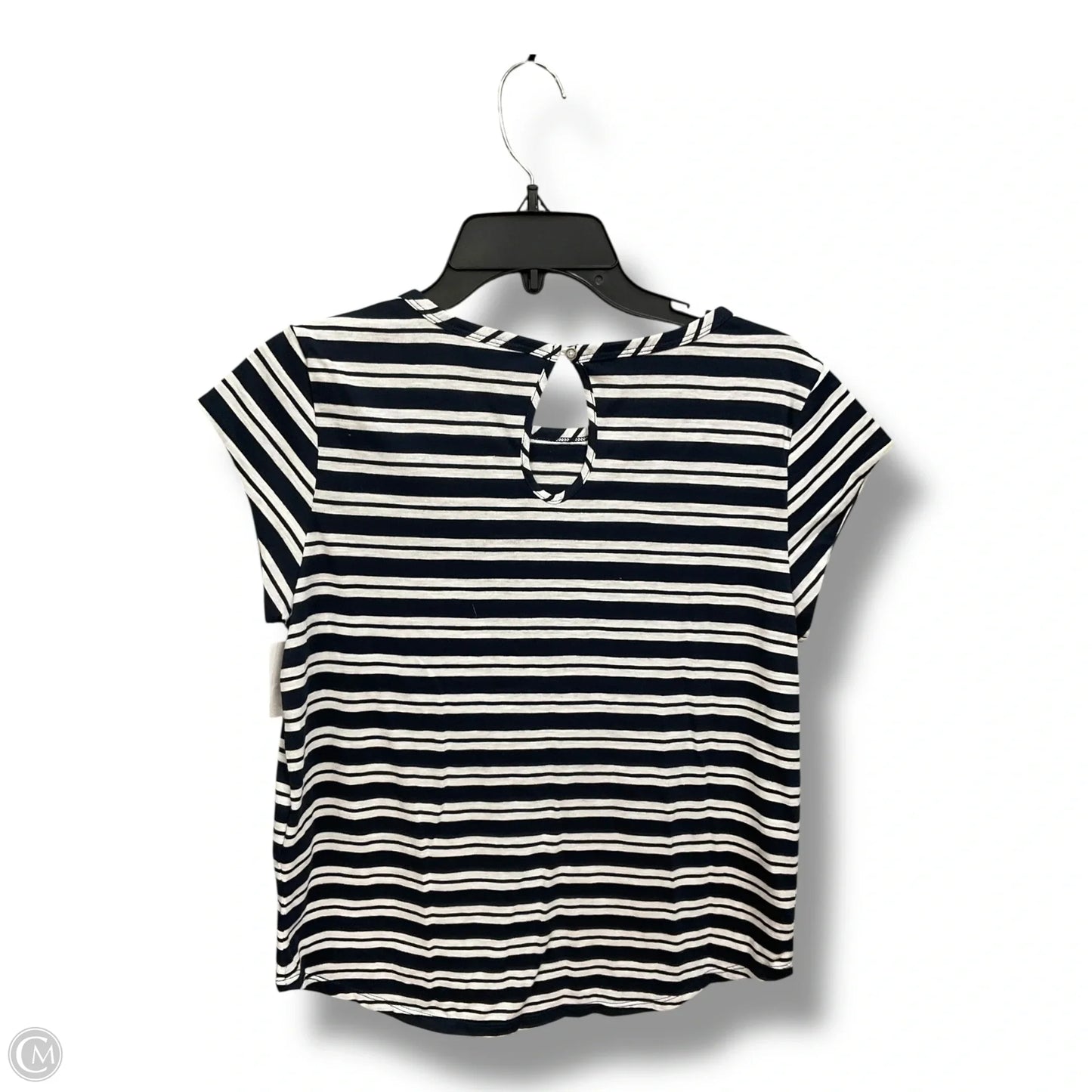 Top Sleeveless By Nautica In Striped Pattern, Size: S