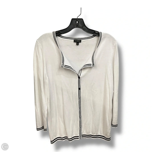 Cardigan By Talbots In White, Size: L