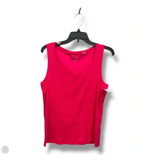 Tank Top By Chicos In Pink, Size: L