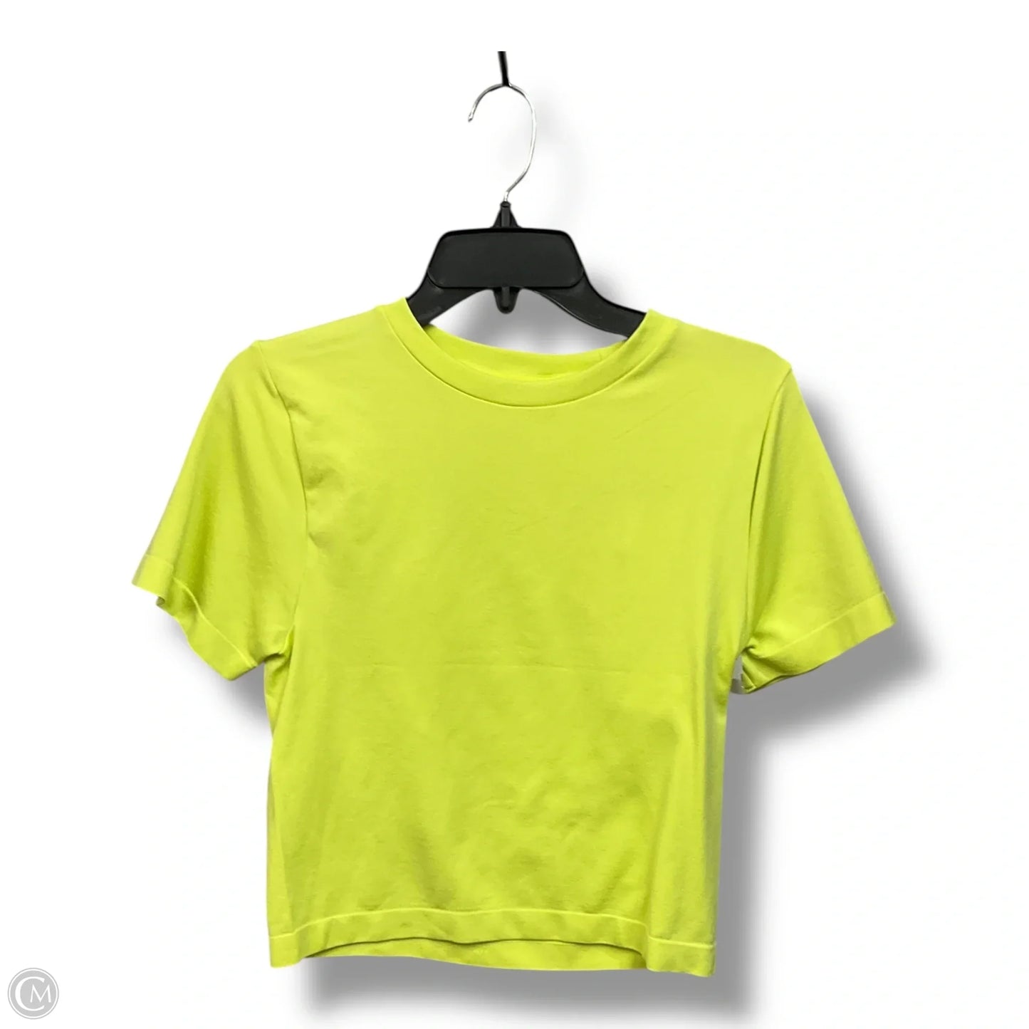 Top Short Sleeve Basic By A New Day In Yellow, Size: L