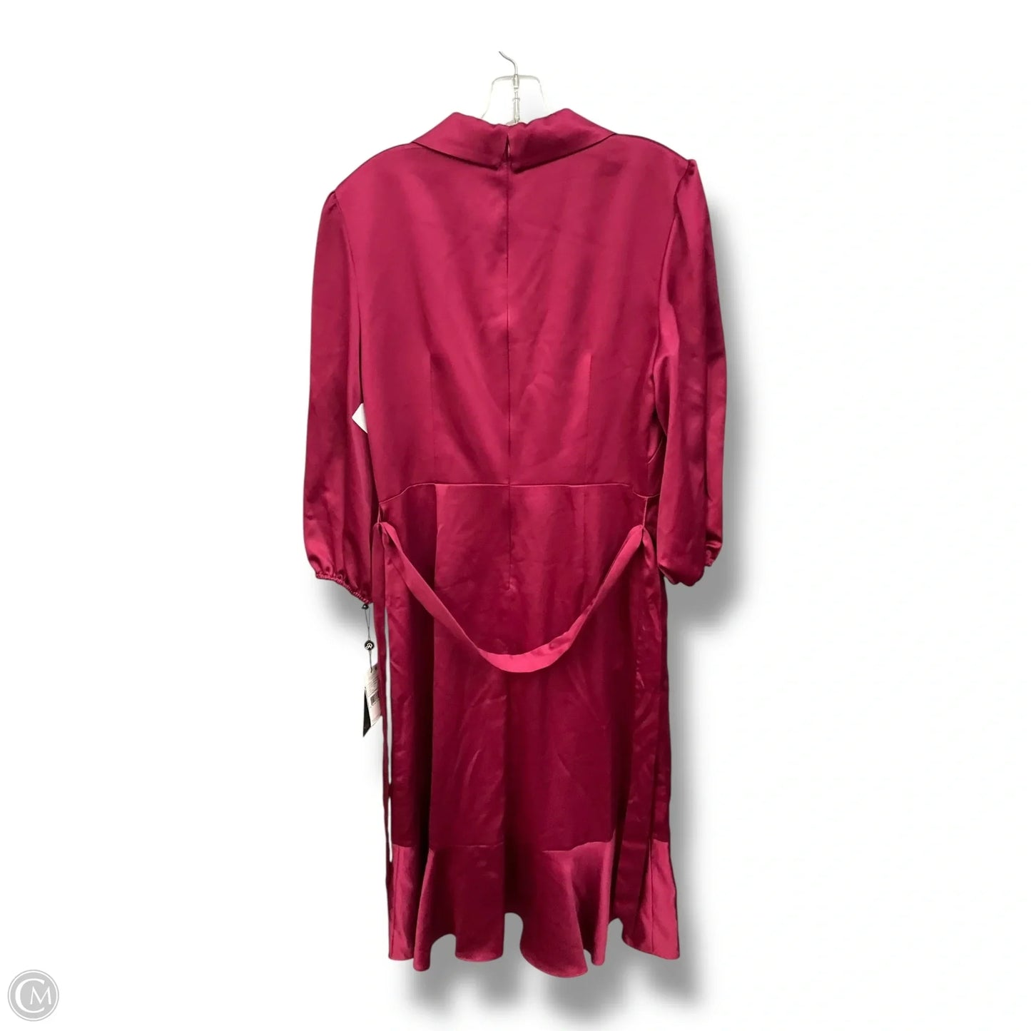 Dress Casual Midi By Adrianna Papell In Pink, Size: M