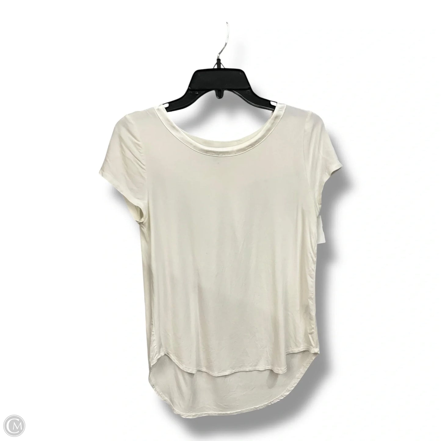 Top Short Sleeve Basic By Premise Studio In Ivory, Size: S