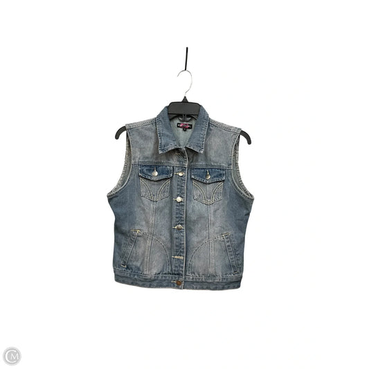 Vest Other By Body Central In Blue Denim, Size: L