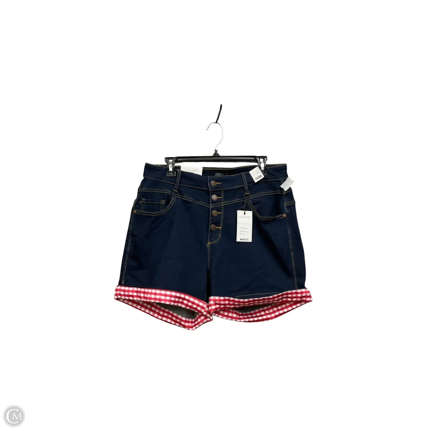 Shorts By Judy Blue In Blue Denim, Size: 16