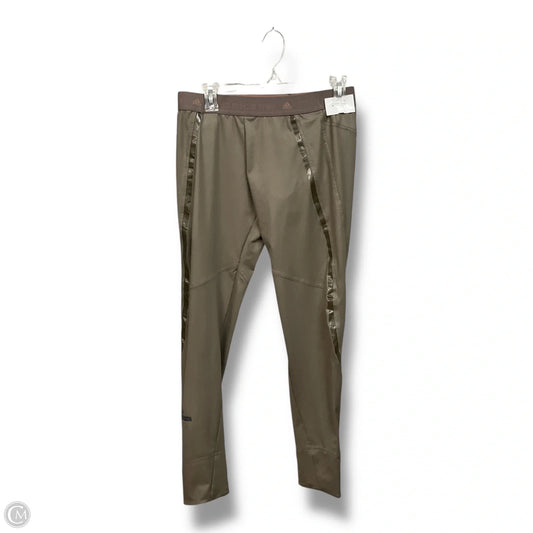 Athletic Leggings By Adidas In Green, Size: M