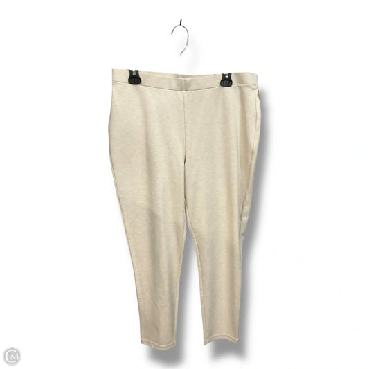 Pants Leggings By Chicos In Beige, Size: 12