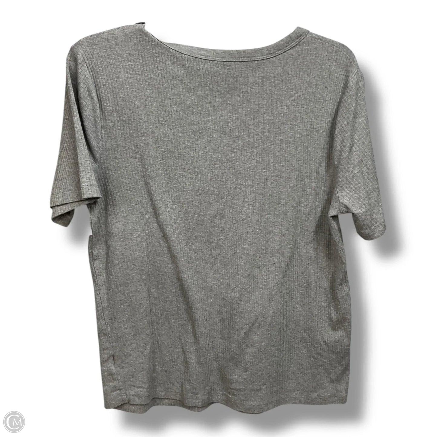Top Short Sleeve By A New Day In Grey, Size: Xl